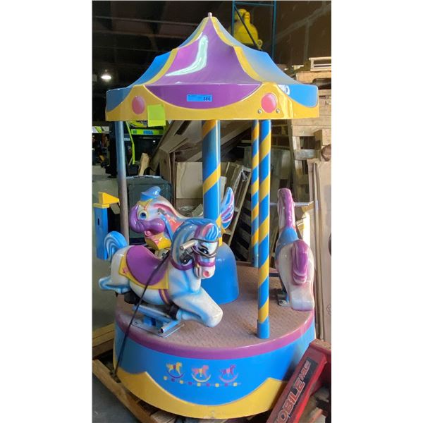 Carousel Kiddie Machine(Horse x 2, Elephant)