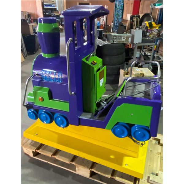 Purple Train Kiddie Ride