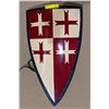 Image 1 : Hand crafted Crusades shield w/crosses from the show