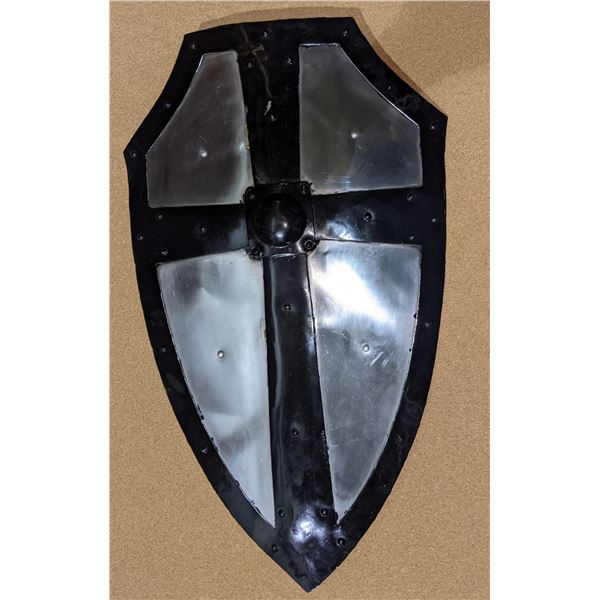 Hand crafted Crusades shield w/cross from the show