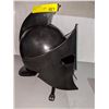Image 1 : Hand crafted black metal knight helmet from the show