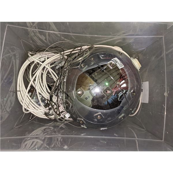 2 atomic orb style light fixtures from the sci-fi show