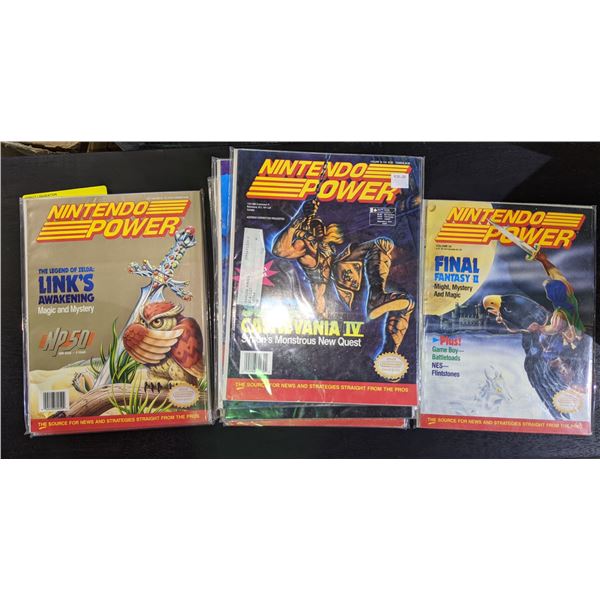 Approx. 34 nintendo power collector's magazine