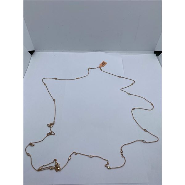 18K Gold 7.4g 1.84 Diamond Necklace - value $5,850