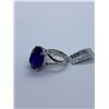 Image 1 : 14K White Gold 15CT Amethyst Ladies Ring (Stone needs resetting) - value $3,372