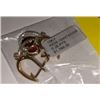 Image 2 : 10K Gold 0.26PTS Garnet Earrings - value $1,766