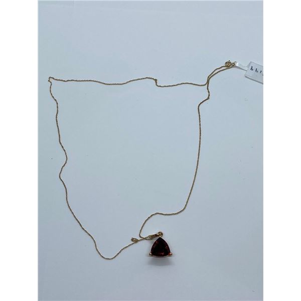 14K Gold 3.49Q Diamond Necklace - value $1,595