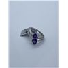 Image 1 : 10K White Gold AM/DIA Ring - value $737