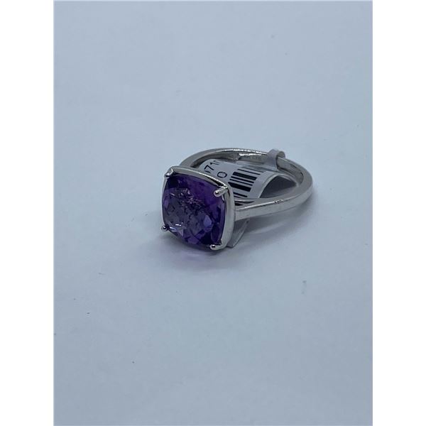 10K White Gold Amethyst Ring - value $819