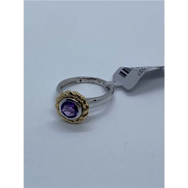 14KTT Amethyst Ring - value $695