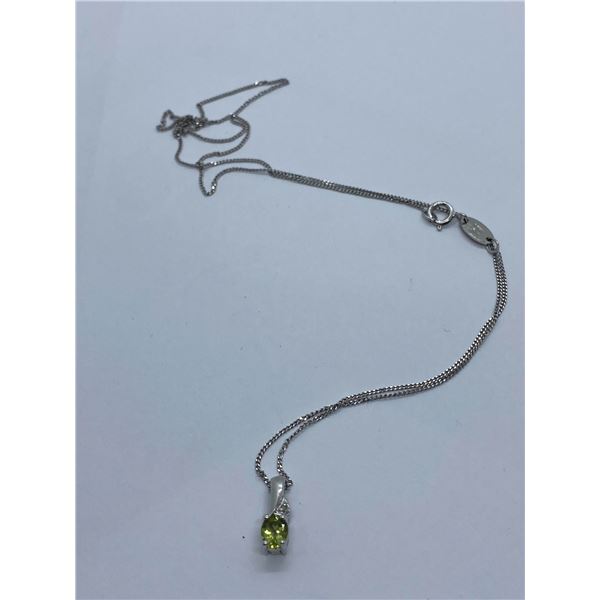 10K White Gold Necklace - value $252