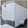 Image 3 : 2016 Wells Cargo White utility trailer - in as new condition 6'x12'