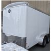 Image 4 : 2016 Wells Cargo White utility trailer - in as new condition 6'x12'