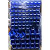 Image 1 : Heavy Metal w/ blu AkroBins plastic bins storage racking system