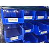 Image 3 : Heavy Metal w/ blu AkroBins plastic bins storage racking system