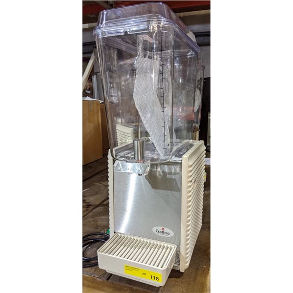 NEW Crathco by GrindMaster single reservoir beverage dispenser