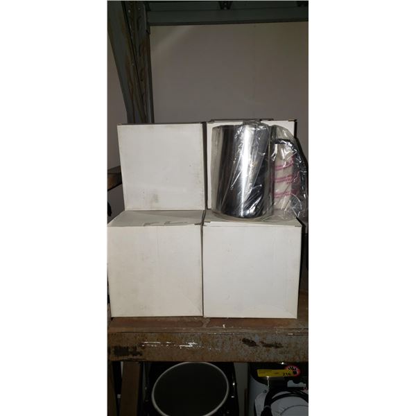 12 New stainless steel coffee shop commercial milk jugs