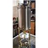 Image 2 : Newco stainless w/ brass finish coffee urn w/ base