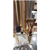Image 3 : Newco stainless w/ brass finish coffee urn w/ base