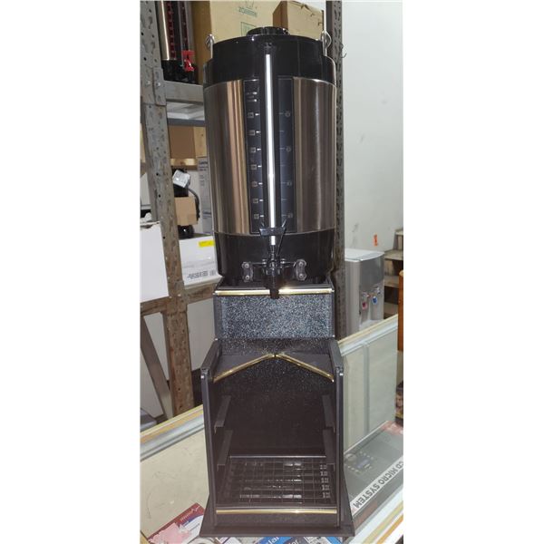 New zojirushi model sjc-80 2 gallon coffee urn stainless and black comes w/stand