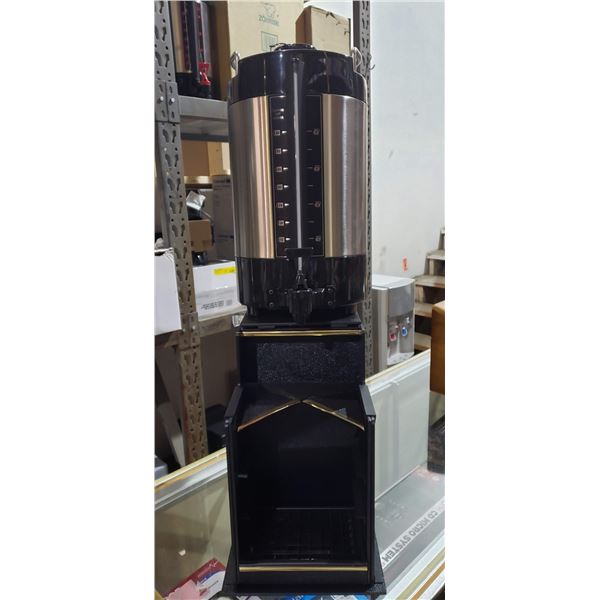 New zojirushi model sjc-80 2 gallon coffee urn stainless and black comes w/stand