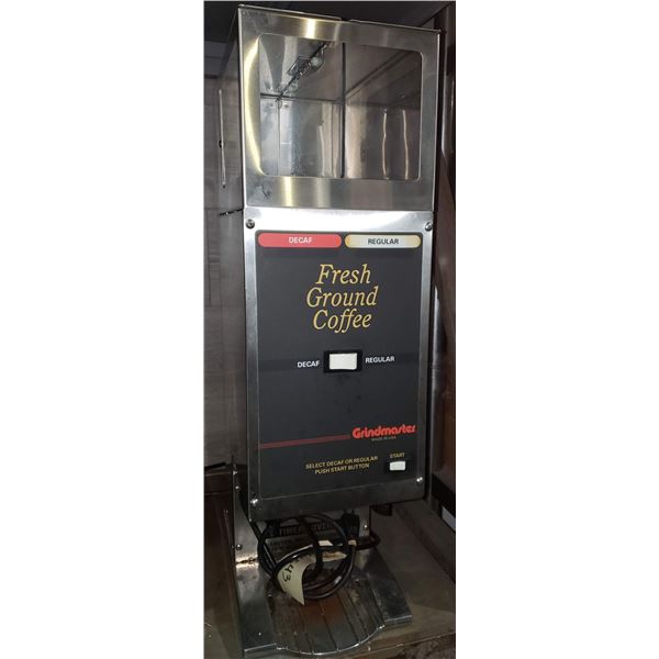 Grindmaster commercial decaf or regular fresh ground coffee grinder