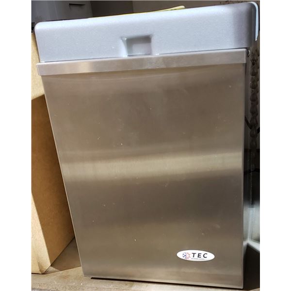 New tec milk storage refrigerating unit stainless grey