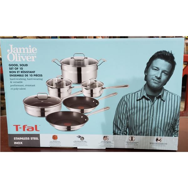 New Jamie Oliver 10 piece cookware set