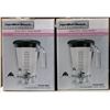 Image 1 : 4 new hamilton beach commercial stackable polycarbonate containers for blender