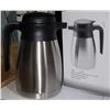 Image 1 : 7 Newtco stainless steel thermal 1.2 litre coffee servers