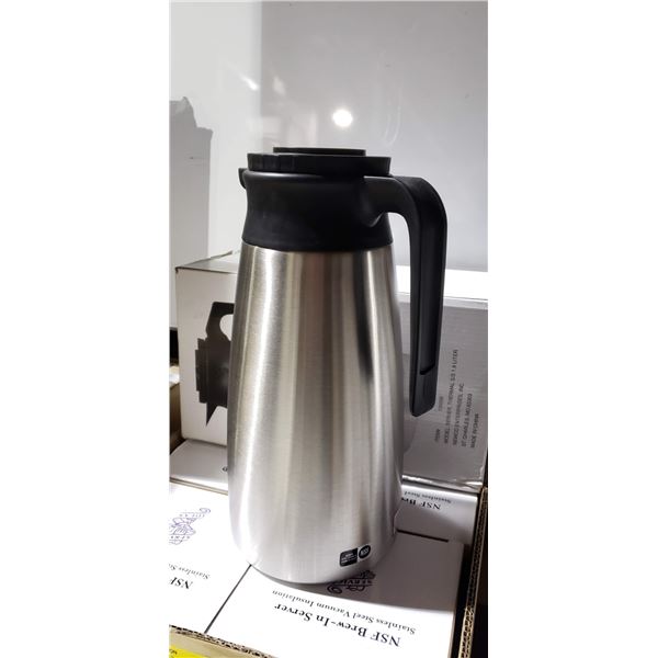 2 Newtco thermal s/s coffee servers 1.9 litre coffee servers