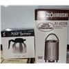 Image 1 : Zojirushi thermal gravity pot beverage dispenser server & SNF server