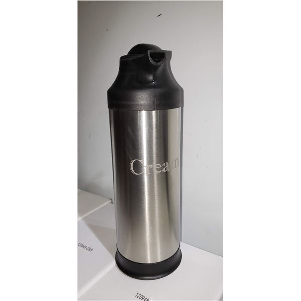 3 stainless steel servers