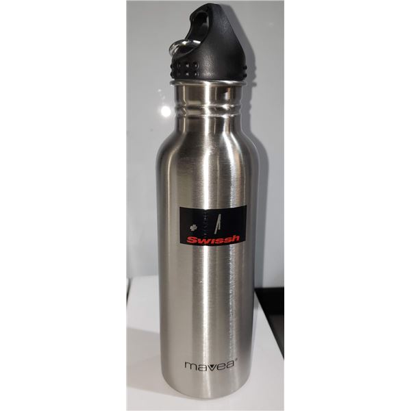 Box of approx. 40 navia swissh stainless steel beverage travel mugs