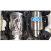 Image 2 : Group of 5 racing travel mug and coffee container gift set