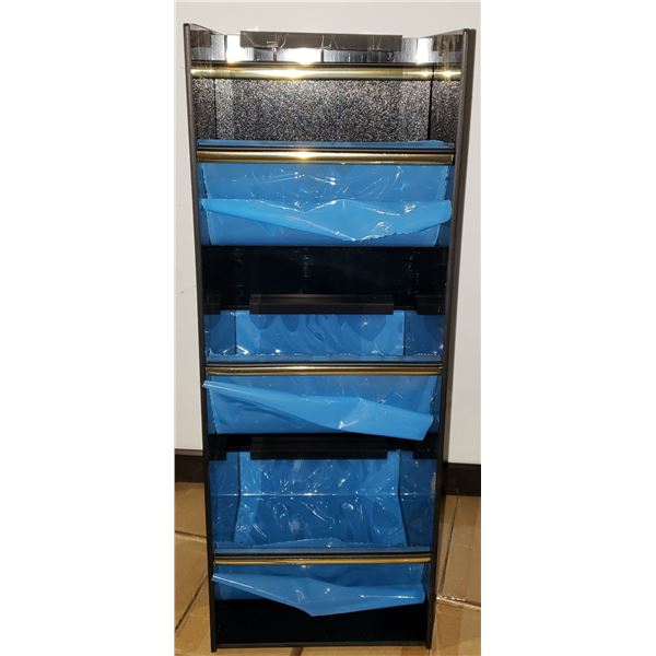 Group of 7 commercial coffee condiment stands