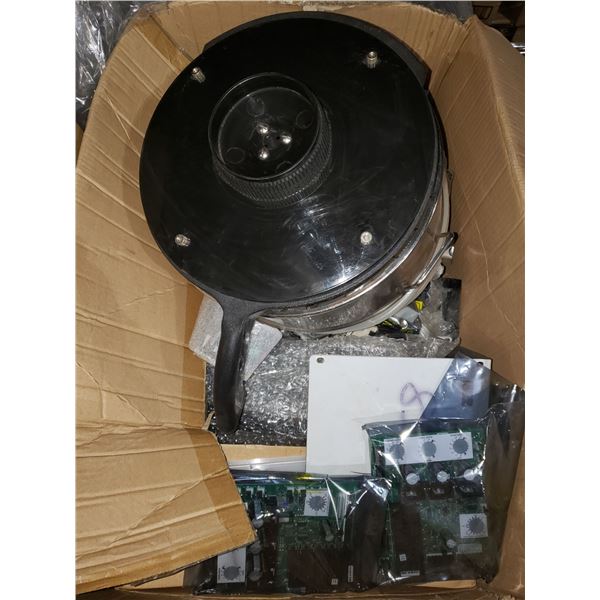 Pallet of commercial beverage industry technician supplies/electronics/components/attachments & hard