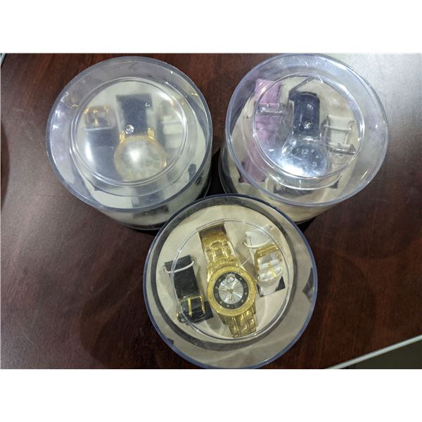 Group of 3 new wrist watches