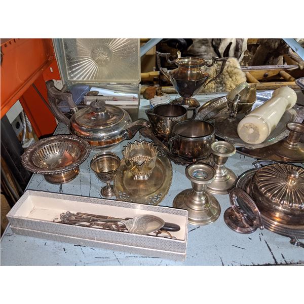  Lot of Silver Plate "Serving" pieces