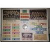 Image 1 : Framed New Westminster bruins junior hockey team memorabilia photos, tickets stubs, patch etc...