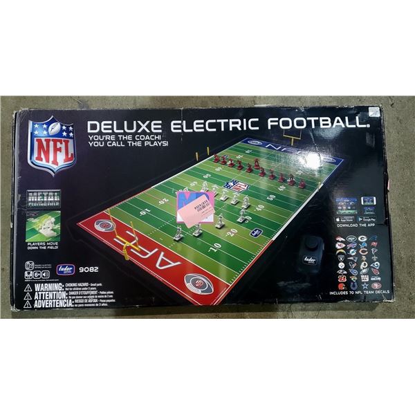 10 assorted store returned products NFL football, border patrol collar, chess set, aqua flosser etc.