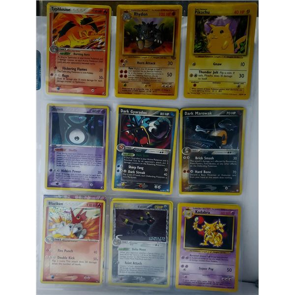 Group of collectable pokemon cards approx 80 cards