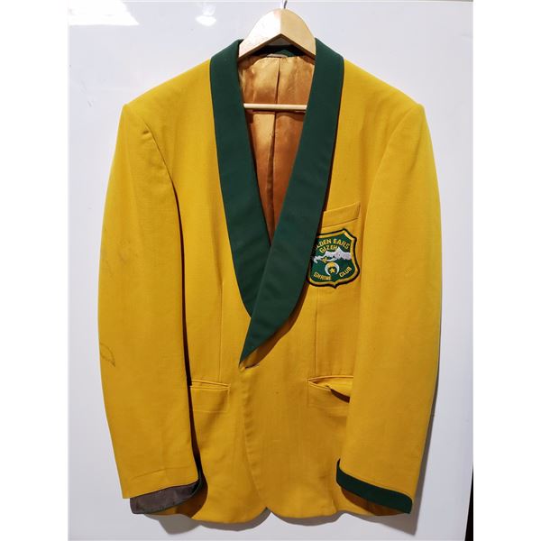 Golden ears Gizeh Shriners club jacket yellow and green