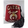 Image 1 : Gizeh camels Shriners hat w/storage case