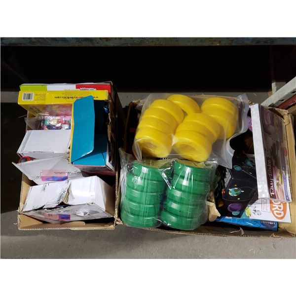 2 Large boxes of assorted kids toys