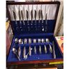 Image 1 : Rogers silver plate cutlery set w/box and sheffield knife and flashlight set