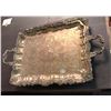 Image 1 : Hilton Las Vegas silver plate double handled serving tray