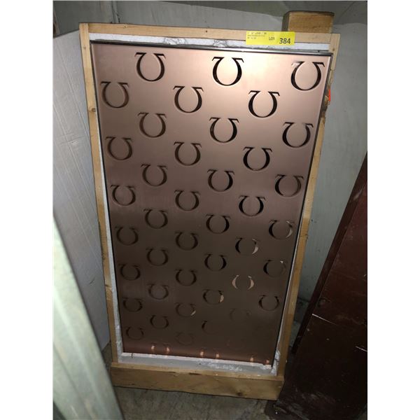 2 Heavy framed Omega advertising display mirrors 39 inches x 19 inches