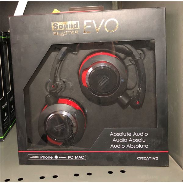 Group of 3 creative sound blaster gamers headsets