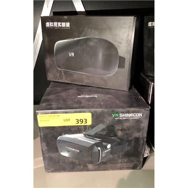 4 pairs of virtual reality glasses